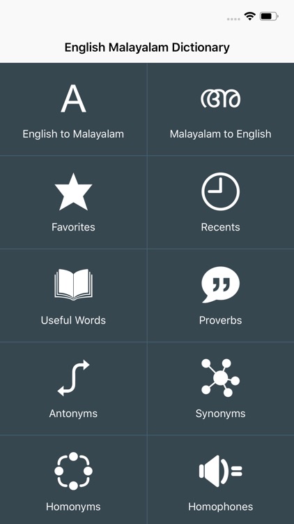 Bilingual Malayalam Dictionary