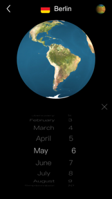 3D Global Temperature Map screenshot