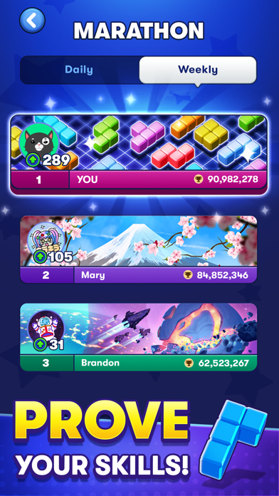 screenshot of Tetris® 5