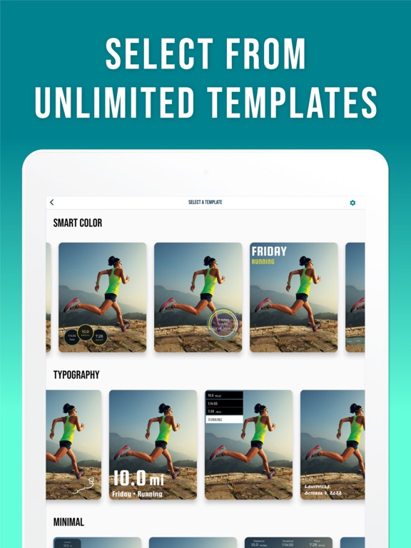 Screenshot #6 pour Run Photo, Workout Data, Stats