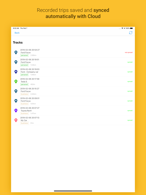 Screenshot #5 pour Mileage Tracker by MyCarTracks