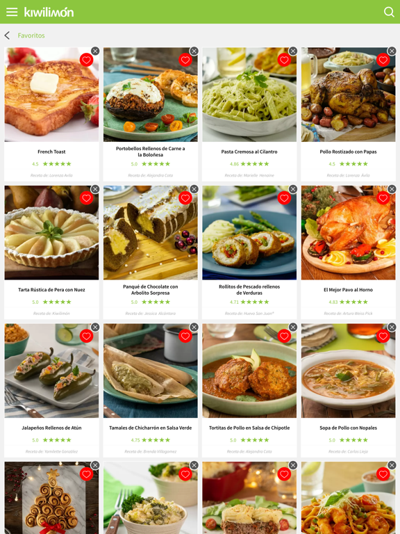 Recetas Kiwilimón iPad screenshot 4