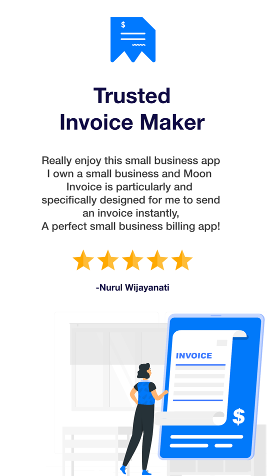 #10. Easy Invoice Maker App by Moon (macOS) 来自: Moon Technolabs Pvt Ltd