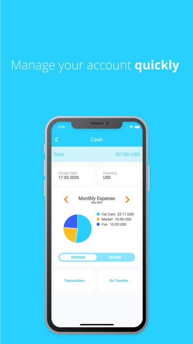 Income Expense Manager/Tracker screenshot