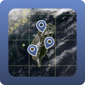 螢幕擷取畫面 (4) 衛星雲圖 - 完整氣象圖資
