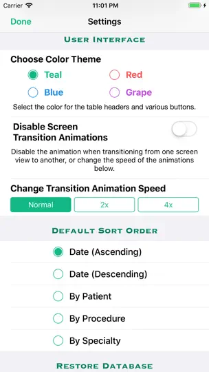 Procedure Log iPhone Screenshot 3