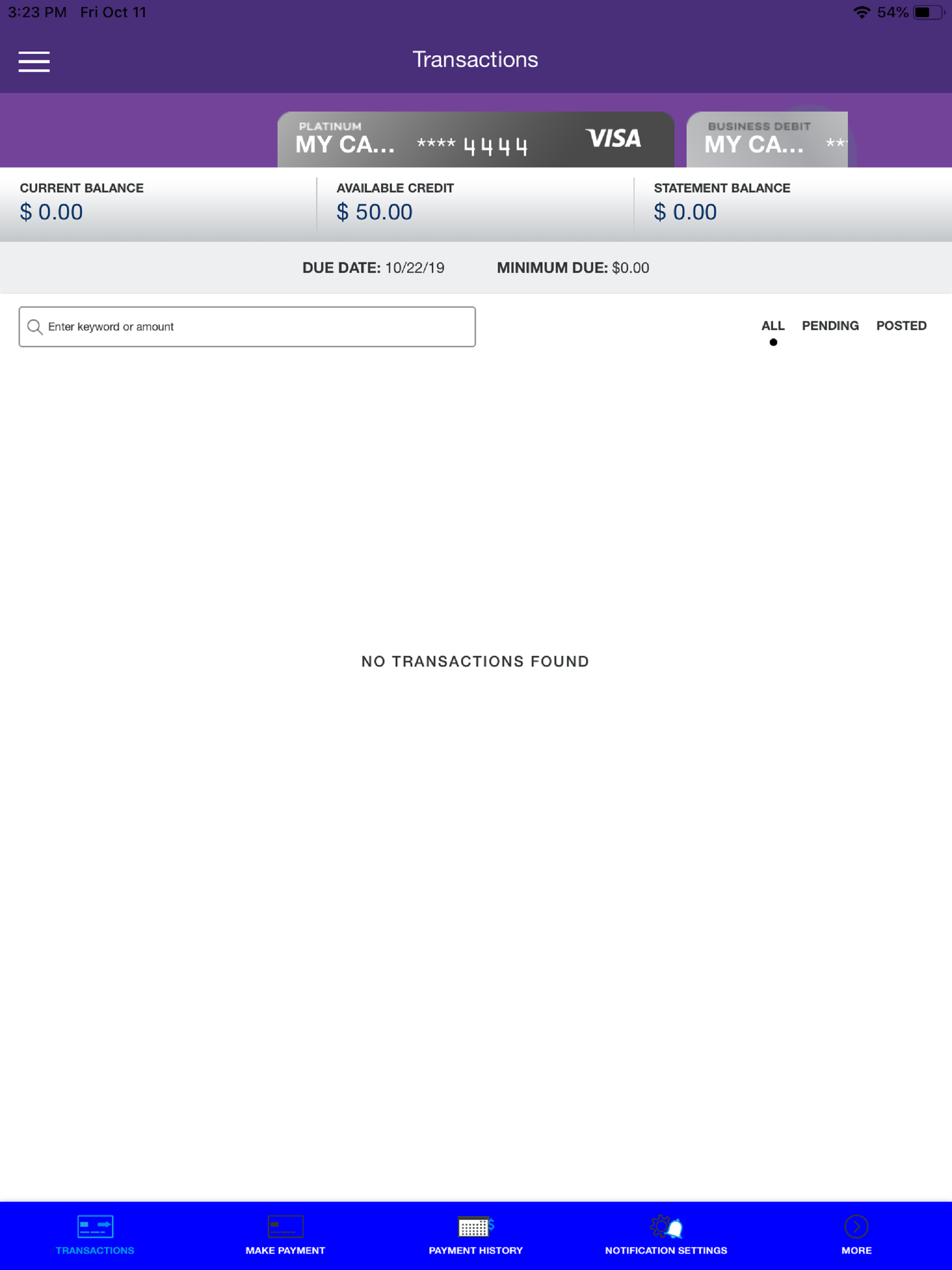 MECU Cards App