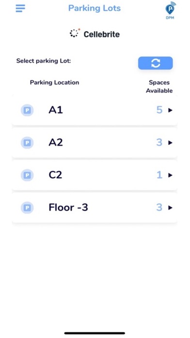 DPM+Dynamic Parking Management Screenshot