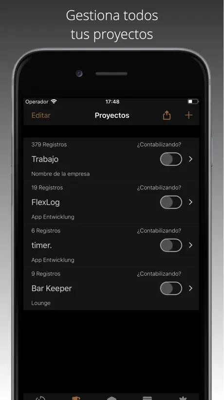 iboChron - Registro de trabajo