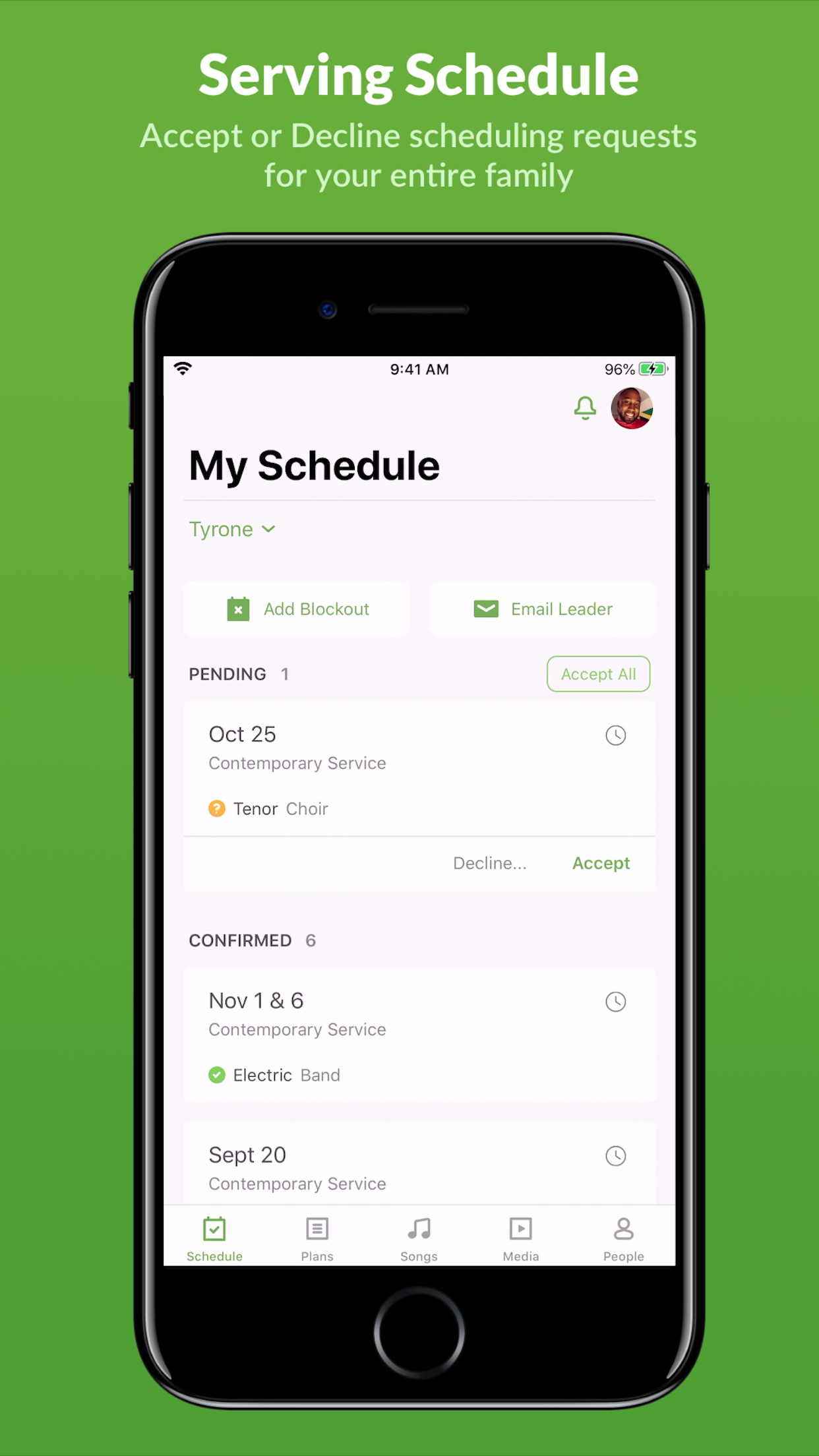 Planning Center Services screenshot 1