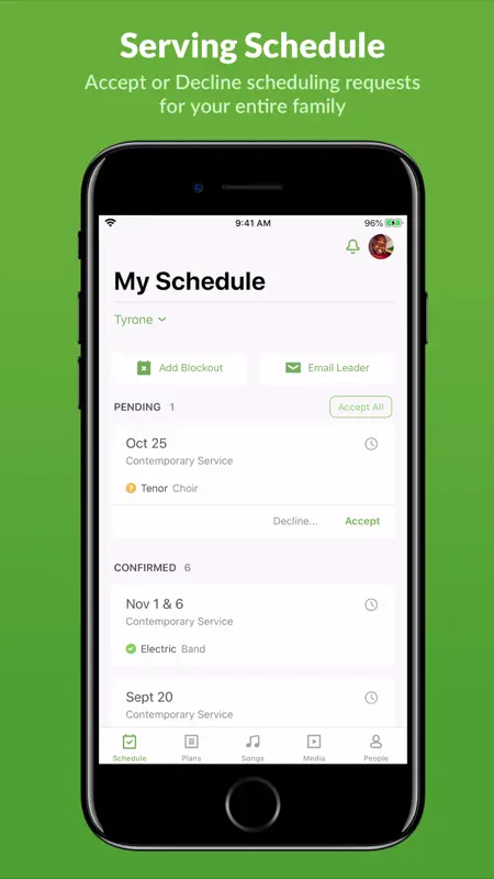 Planning Center Services screenshot 1 of 5