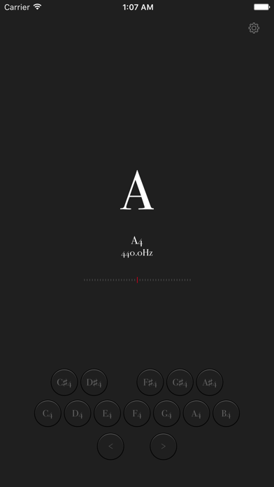 Screenshot #1 pour Tuner (チューナー) - 高精度チューニングアプリ