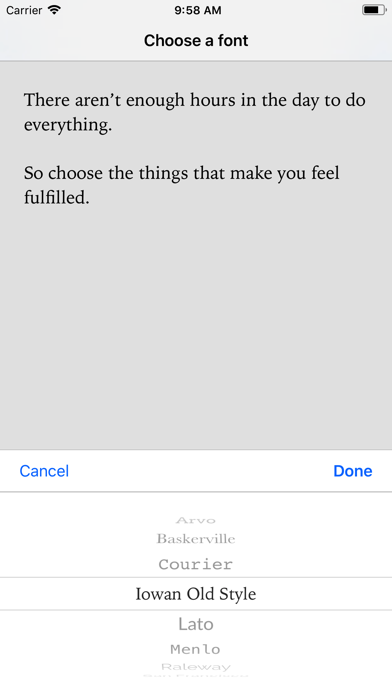 Screenshot #2 pour Textile: minimal notes
