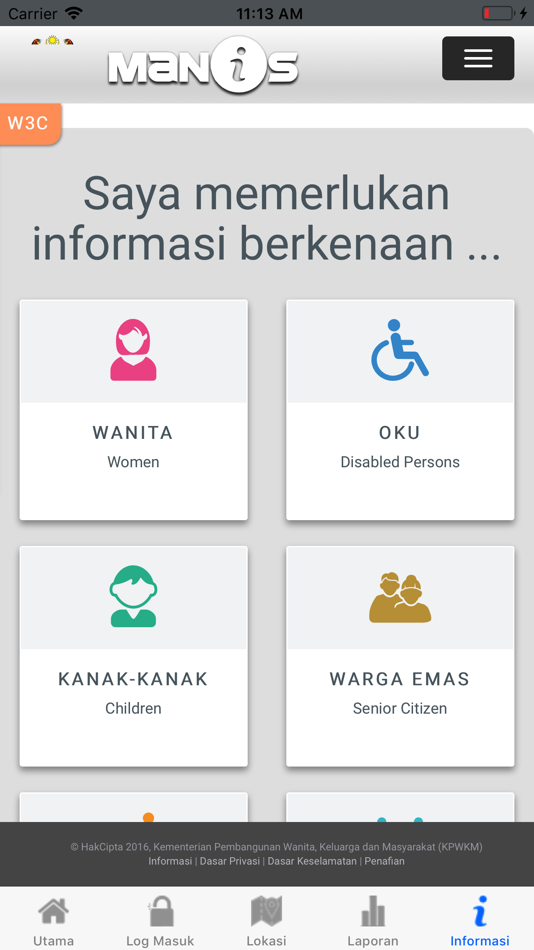 #1. Sistem MaNIS (iOS) 由: JABATAN DIGITAL NEGARA (JDN)