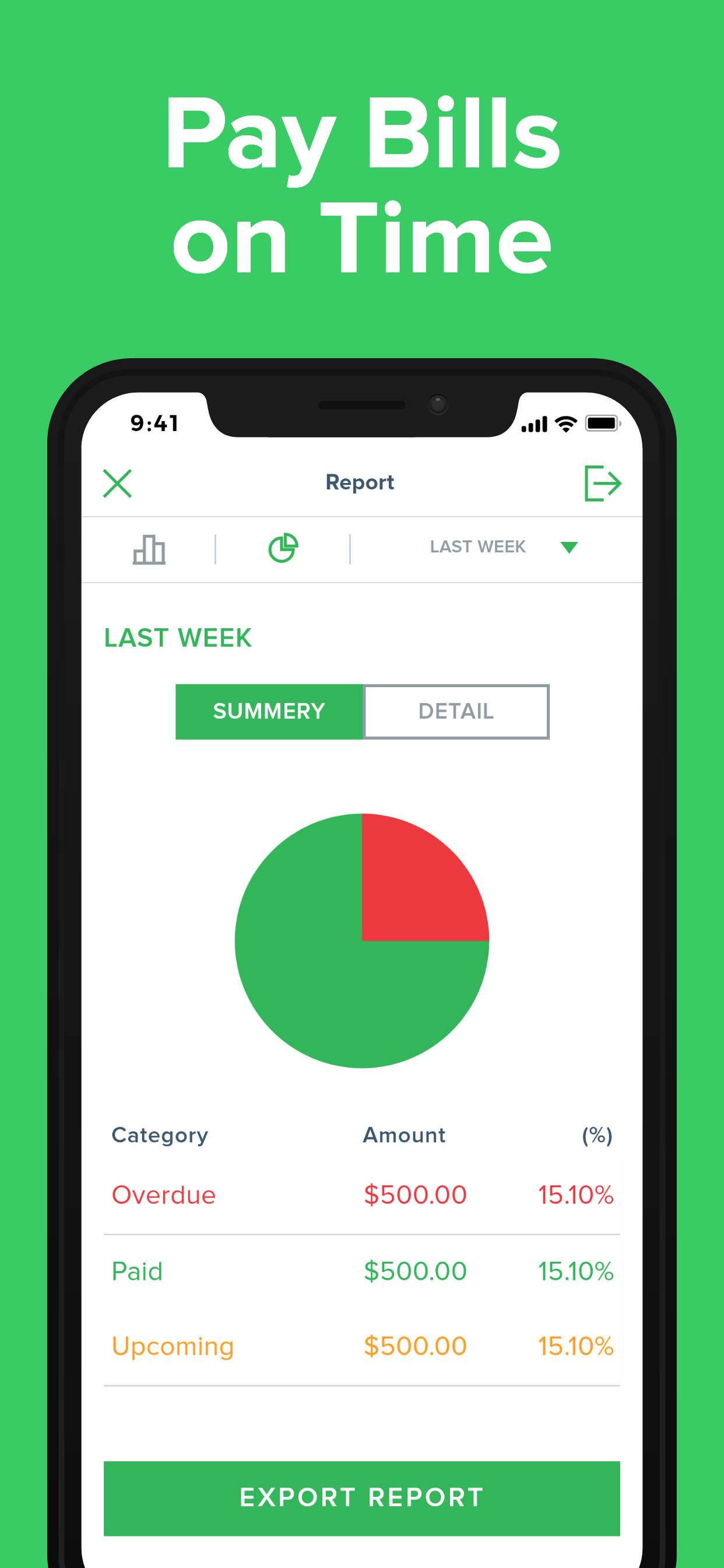 Bill Organizer