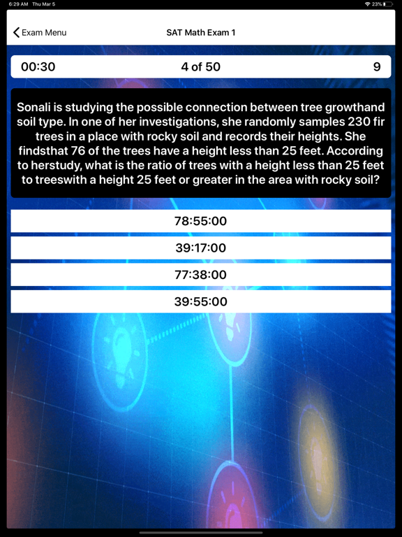 SAT Exam Prep 2025-2026 iPad screenshot