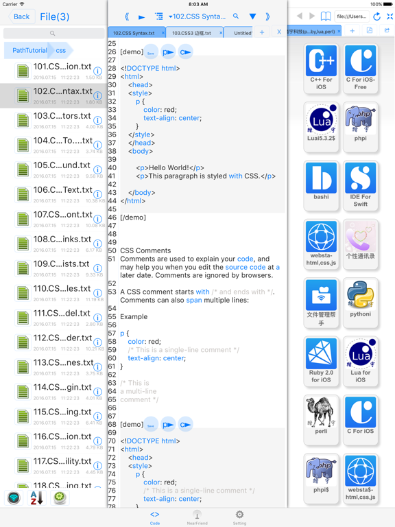Screenshot #4 pour html+css+js-web designer,html5