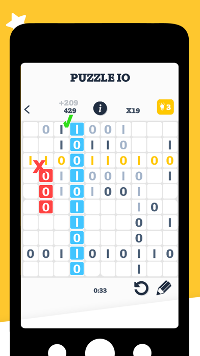 Screenshot #2 pour Puzzle IO - Sudoku Binaire