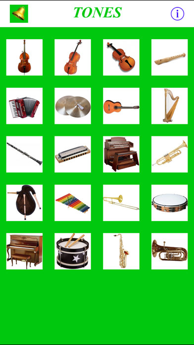 Screenshot #1 pour Tones and Instruments for kids