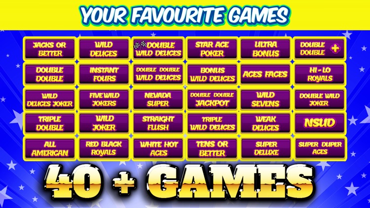 Multi Hand Video Poker & Bingo screenshot-0