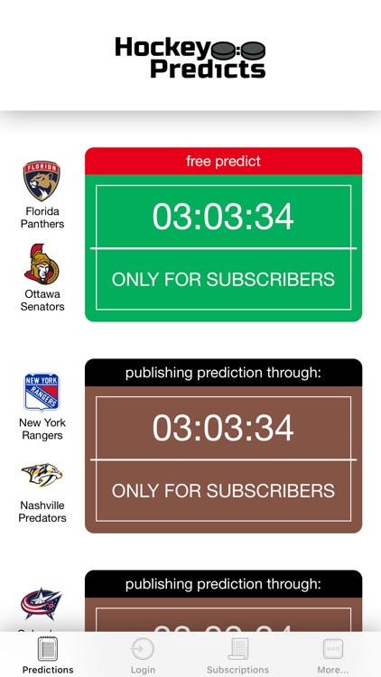 HockeyPredicts: Tips&Picks