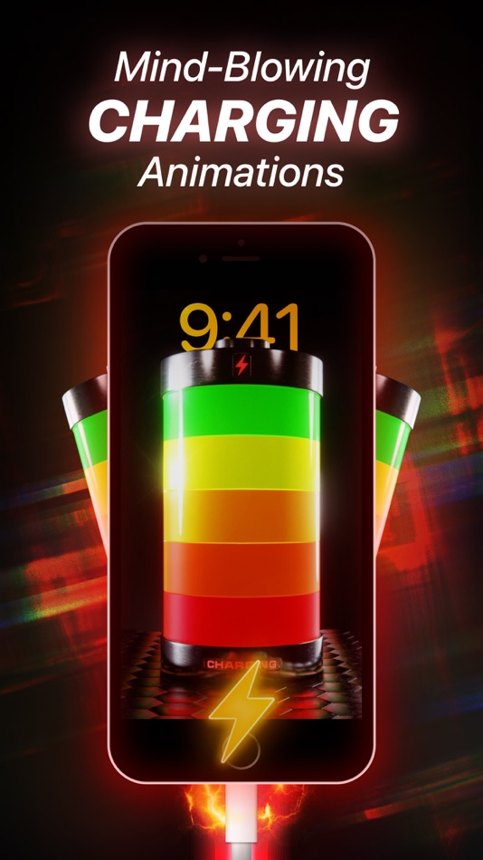 #1. Battery Charging Animation・Up (iOS) 来自: ZipoApps