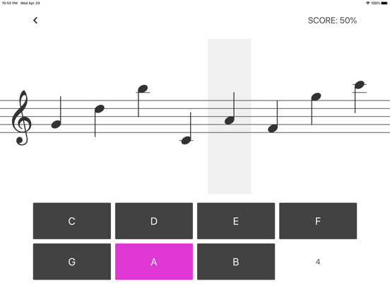 LASIDO: learn to read music iPad screenshot 1 - Music app