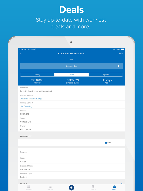 Screenshot #5 pour Pipeline - A Simple CRM