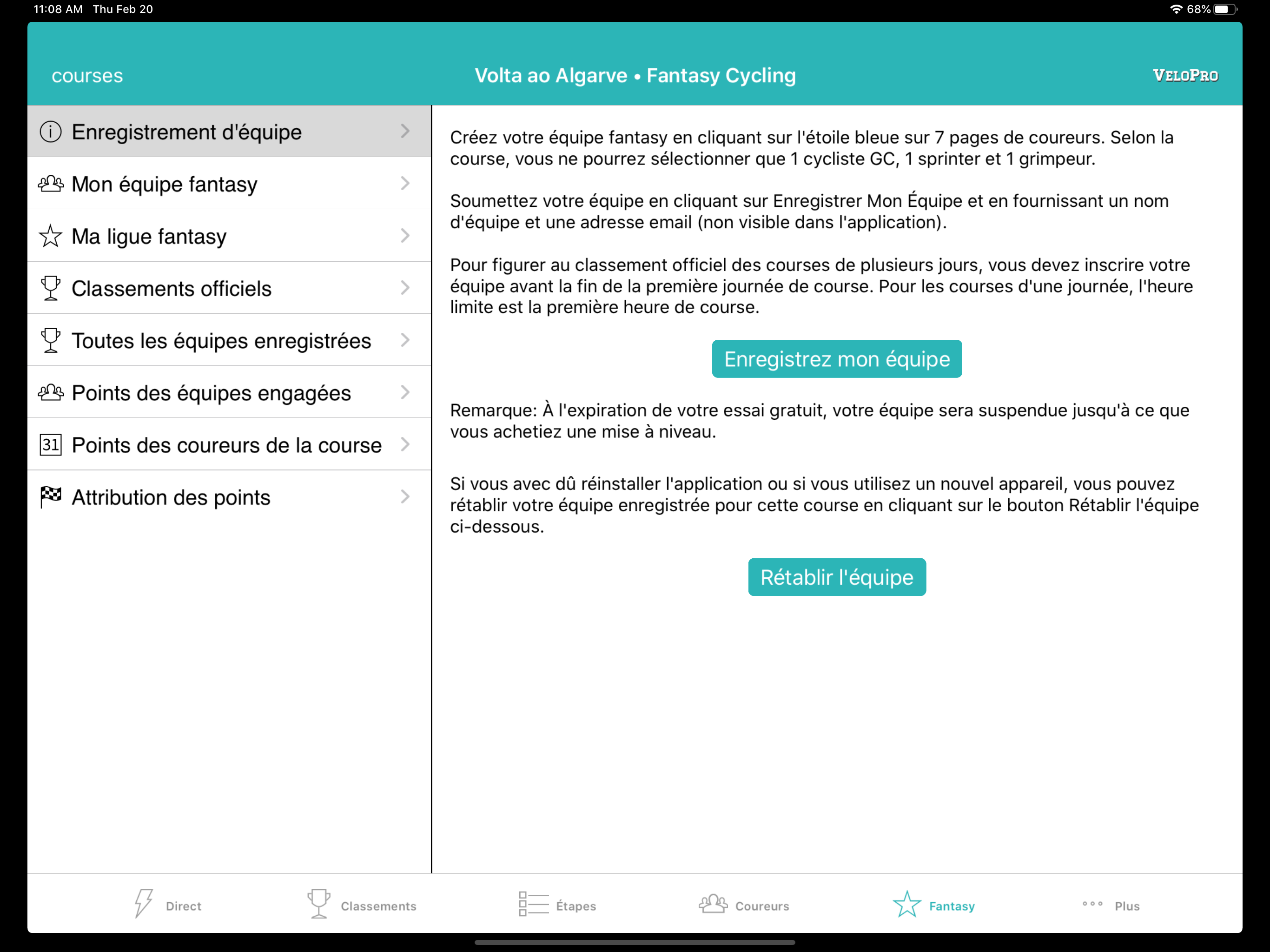 VeloPro.fr screenshot 14