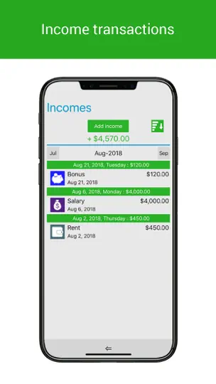 Скриншот Домашний Бюджет и Расходы на iPhone 4