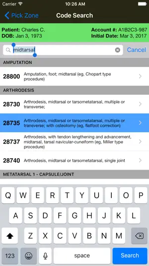 Mobile Coder Foot & Ankle screenshot 2