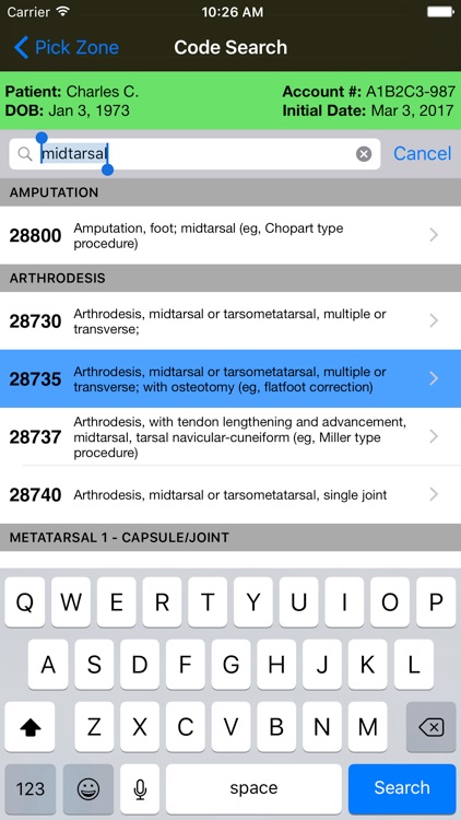 Mobile Coder Foot & Ankle