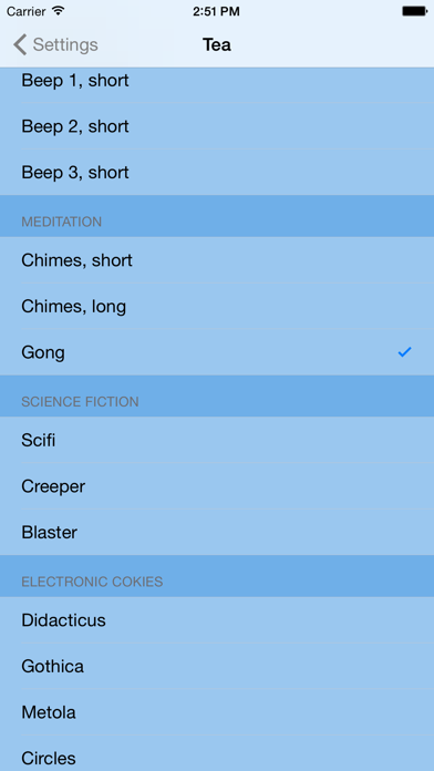 The Timers App Screenshot