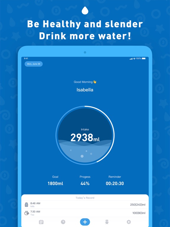 Screenshot #4 pour Water Tracker - Drink Reminder