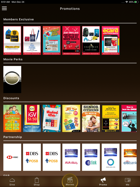 iGV iPad screenshot 5 - Entertainment app