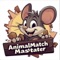 AnimalMatchMaster is a delightful animal matching game where you pair up cute animal icons to clear the board