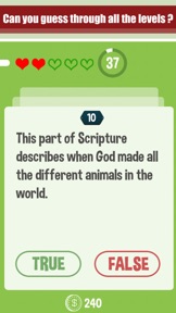 Bible True Or False Quiz screenshot