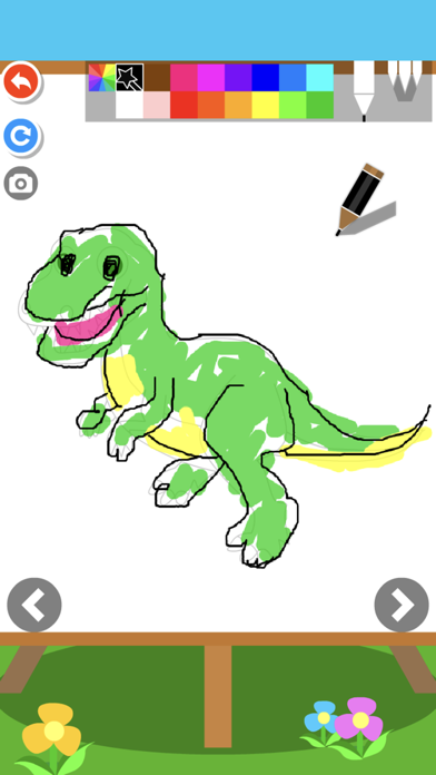 Dinosaur puzzle Doodle Colorinのおすすめ画像3