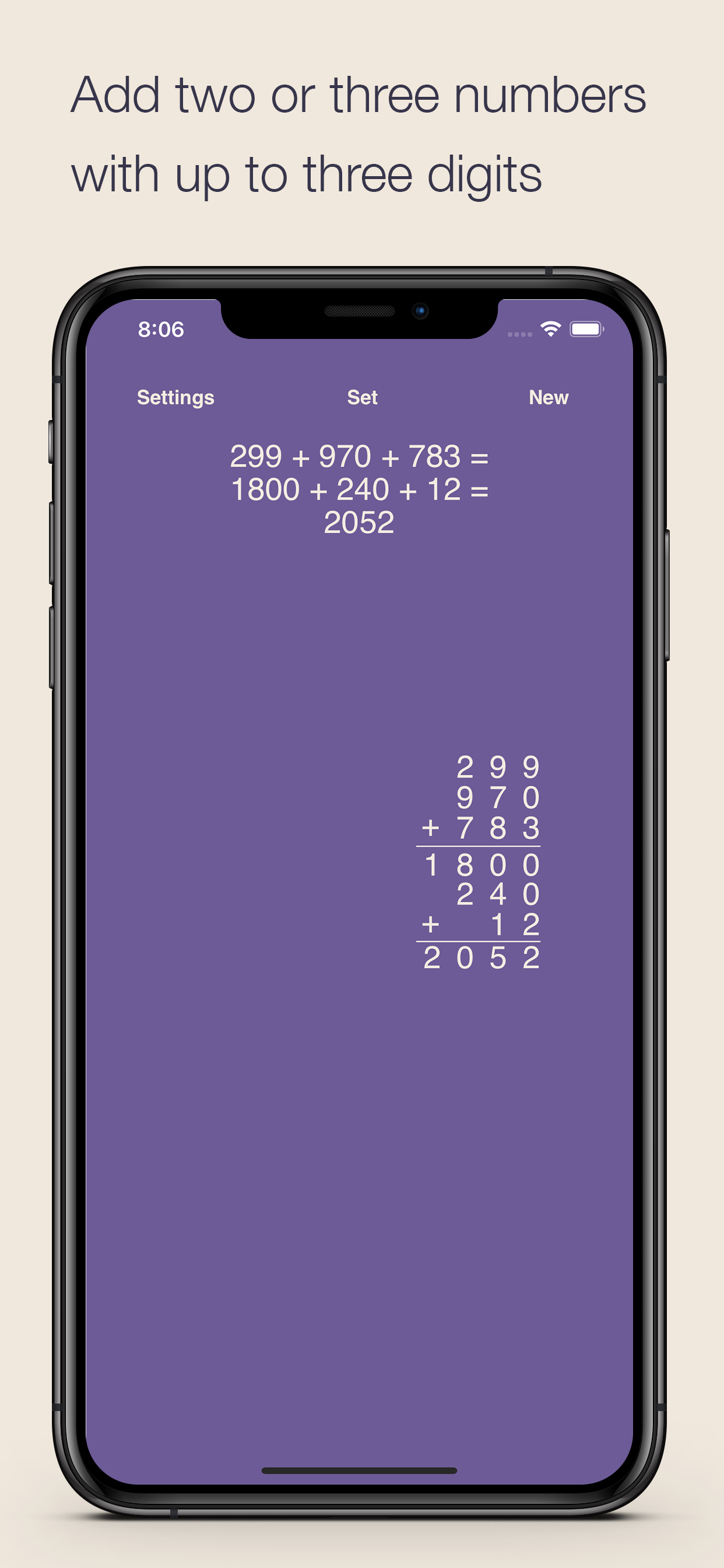 Partial Sums Addition screenshot 4