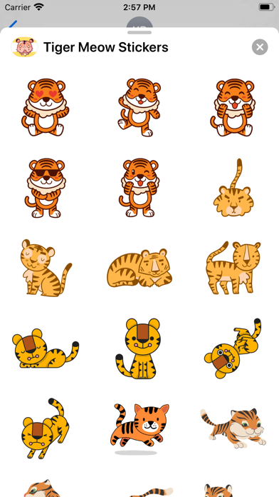 Screenshot #3 pour Tiger Meow Stickers