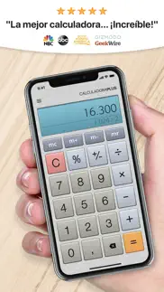 calculadora plus con memoria iphone capturas de pantalla 1