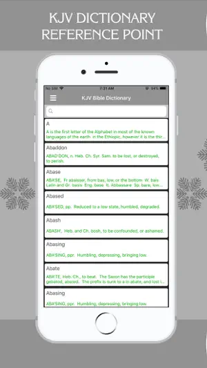 KJV Bible Dictionary - Offline screenshot 1