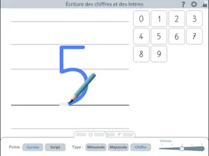 Écriture chiffres et lettres screenshot 2