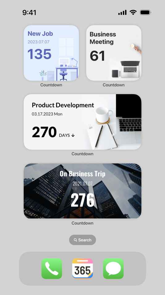 #7. Countdown Widget & Countdown (iOS) Podle: Gulooloo Tech
