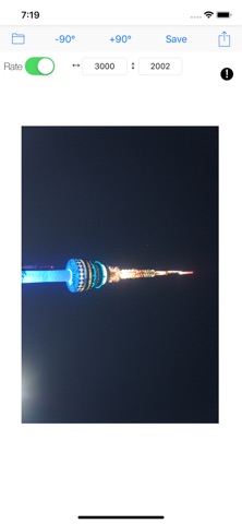 Photo Editor (Resizing) iPhone screenshot