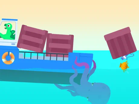 Submarino-dinosaurio infantil