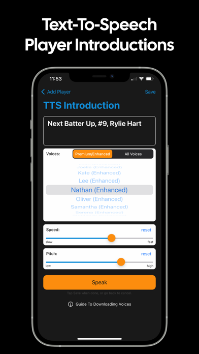 Next Batter Up: Walk-Up Music Screenshot