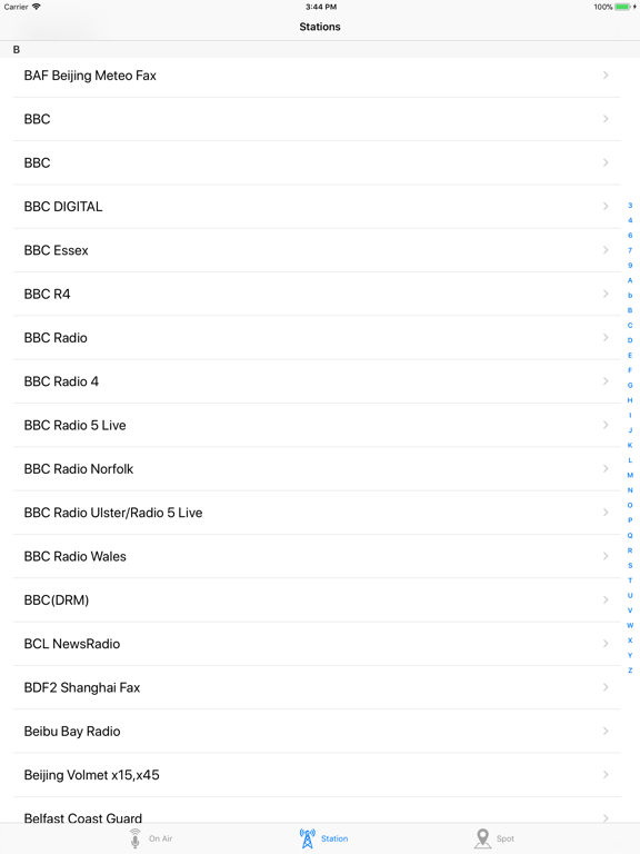 Screenshot #6 pour SWListener - radio scanner
