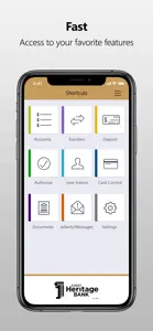 First Heritage Bank Mobile screenshot #2 for iPhone