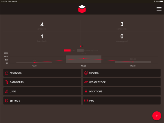 Telesto: Inventory Management iPad screenshot 1 - Business app